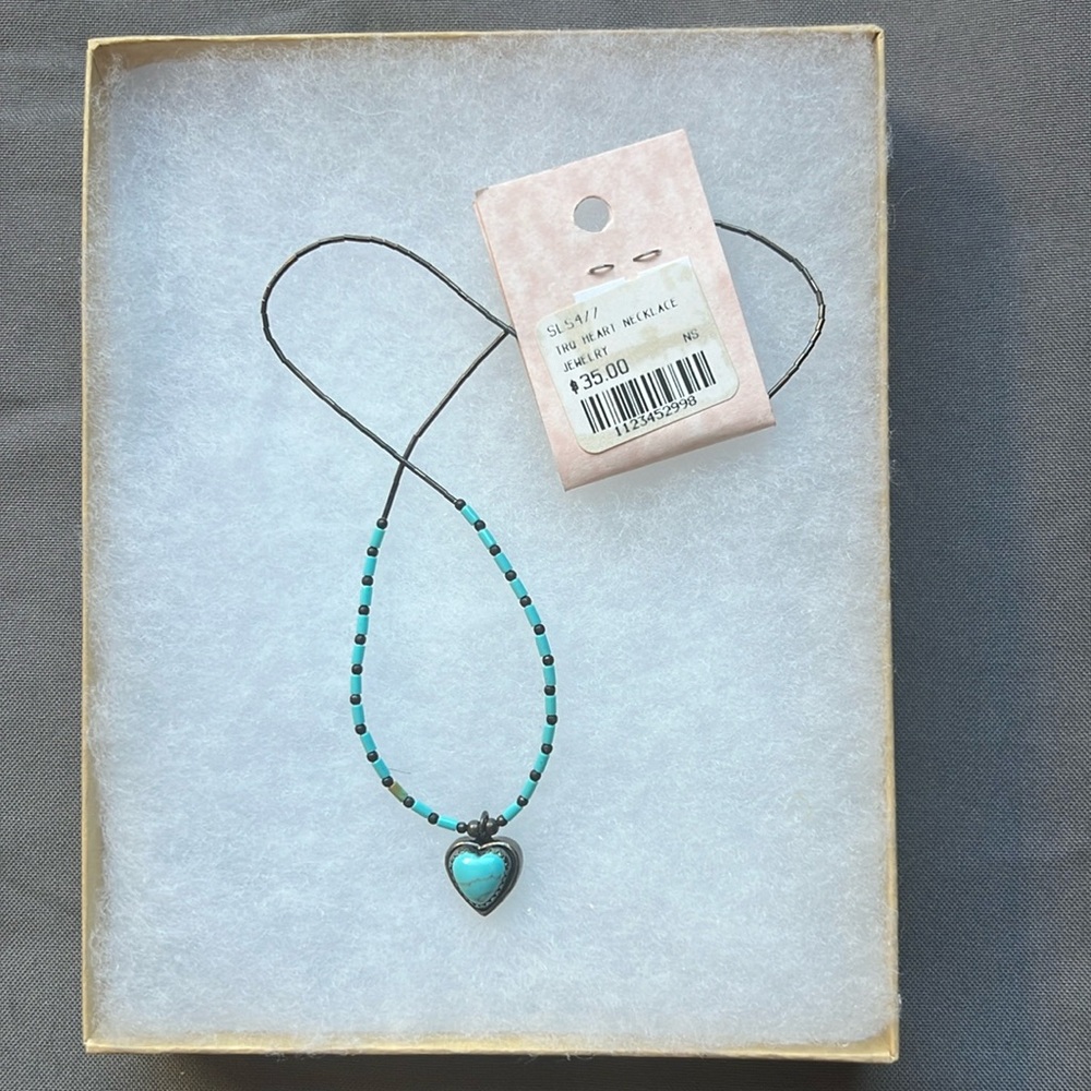 Turquoise Heart Necklace